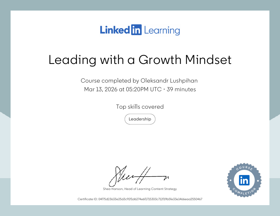 Leading with a Growth Mindset (1) certificate preview
