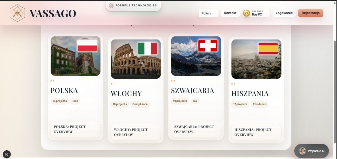 VASSAGO Multi-Market Jurisdiction Router